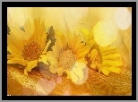 Kwiaty, żółte, Słoneczniki