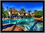 Hotel, Basen, Palmy