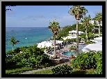 Bermudy, Morze, Wybrzeże, Kompleks, Hotelowy