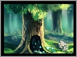 Chibionpu, Drzewa, Las