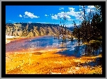 Jezioro, Góry, Drzewa, Park Narodowy, Montana, Kanada