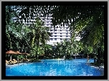 Hotel, Basen, Palmy, Bangkok, Tajlandia