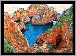 Ponta, Da Piedade, Morze, Skały