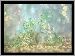 Tasznik pospolity, Rośliny, Wazonik, Bokeh