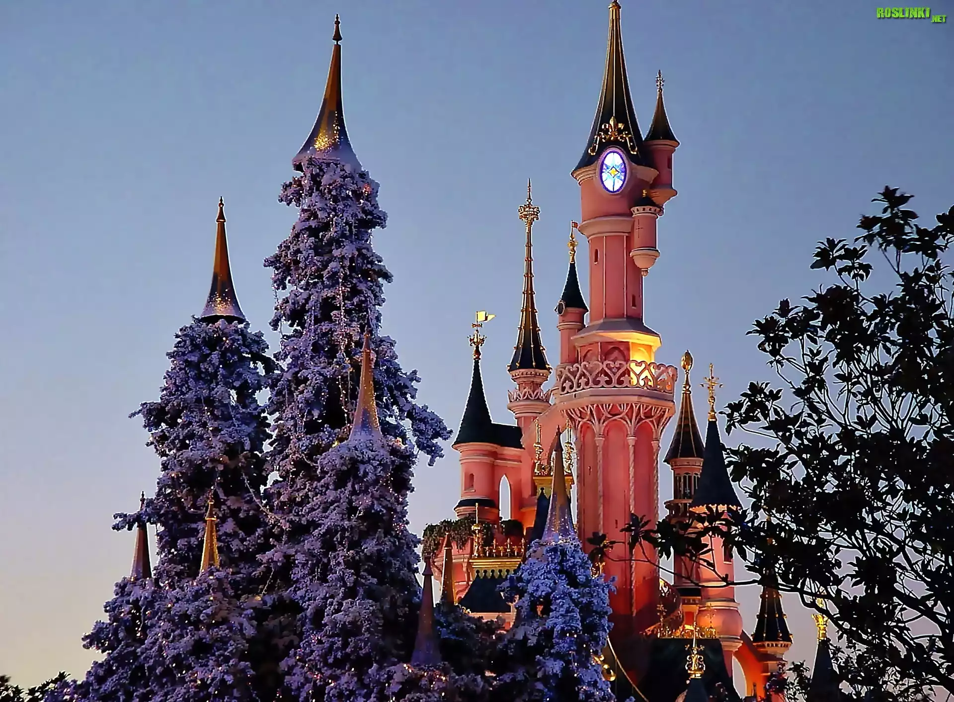 Zamek, Euro, Disney, Resort, W Marne, La Vallee