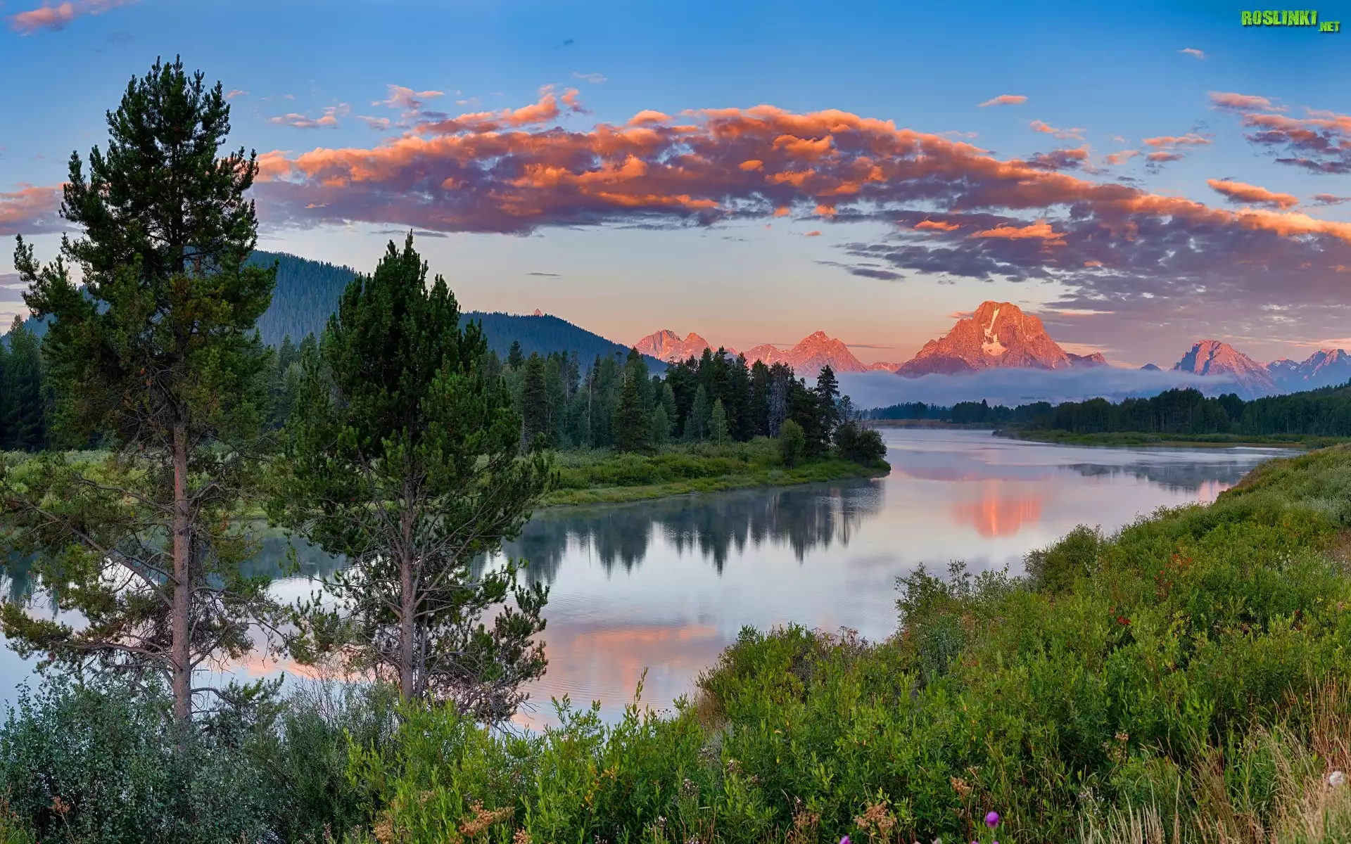 Stan W Usa Ze Stolicą W Boise Stany Zjednoczone, Stan Wyoming, Park Narodowy Grand Teton, Rzeka Snake